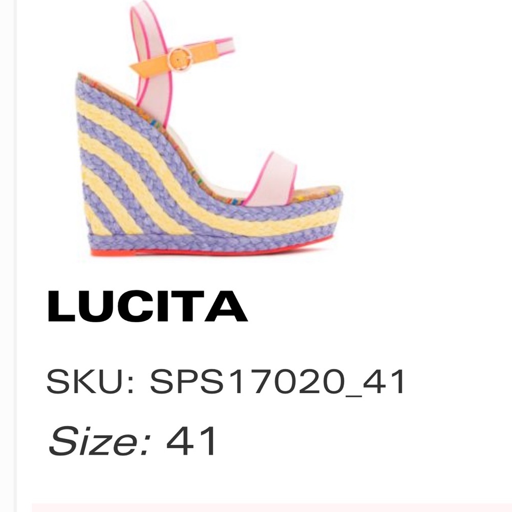 Lucita Sophia Webster platform wedges